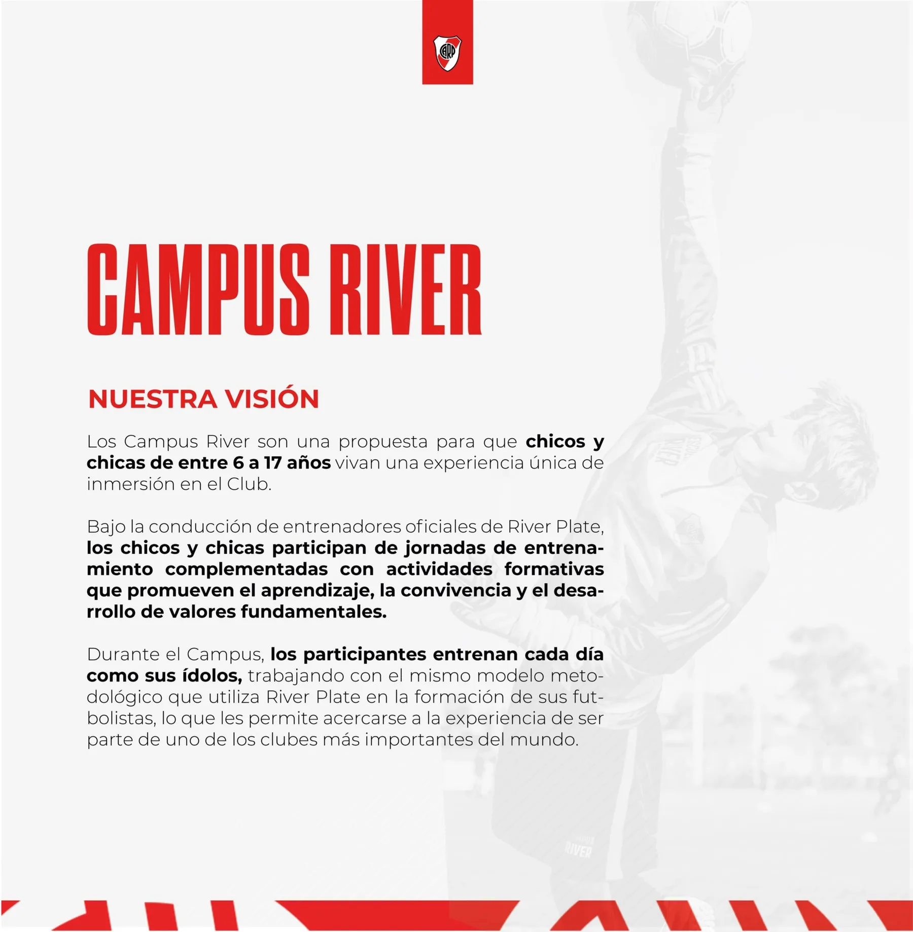 Rada Tilly albergará el primer campus de River en la Patagonia