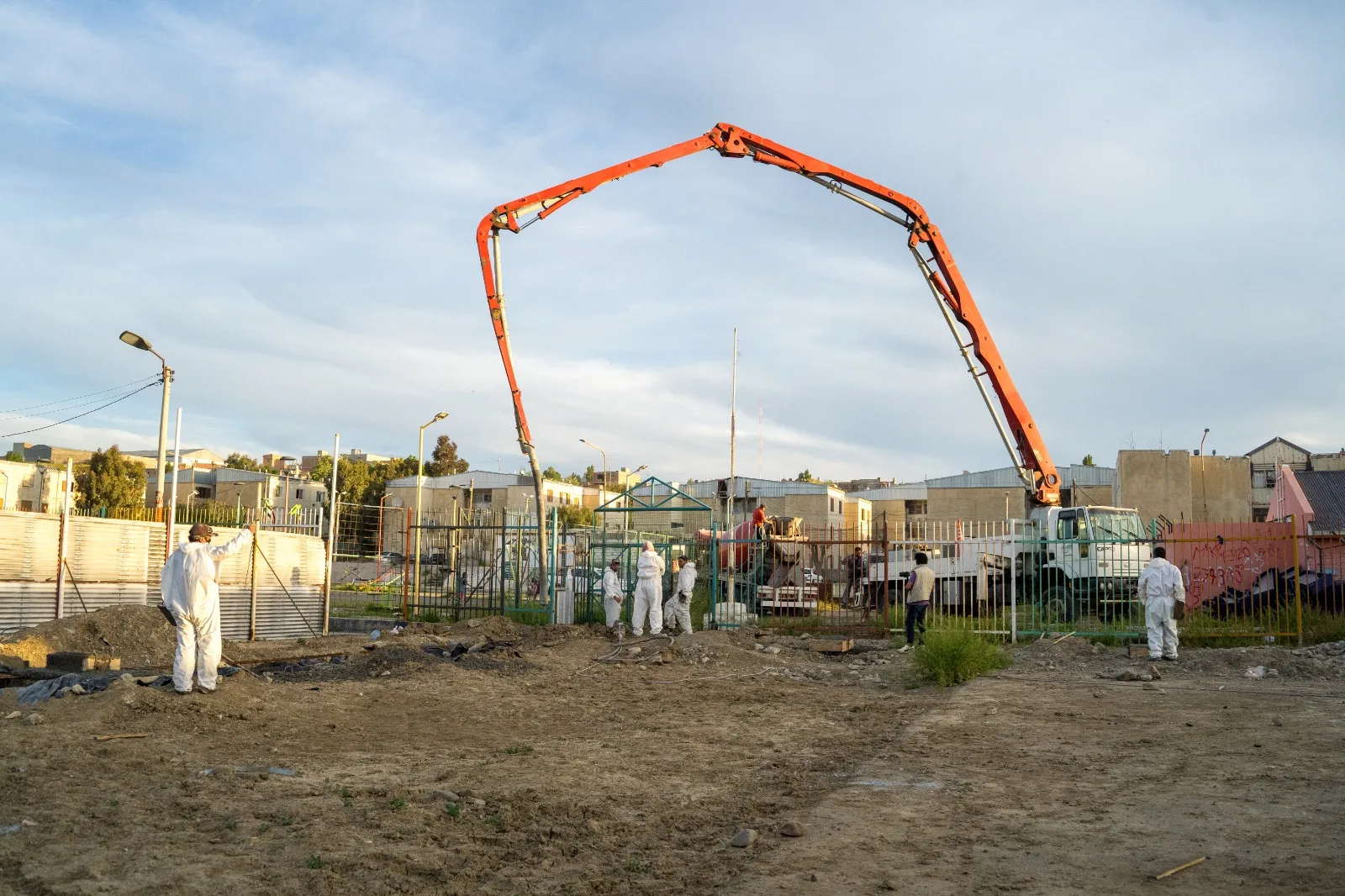 Avanza el gimnasio de la vecinal del barrio 30 de Octubre