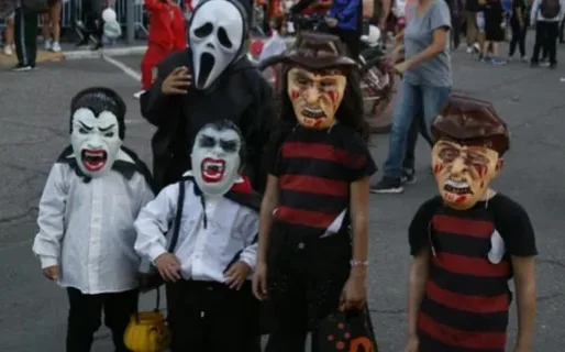Próspero Palazzo se prepara para su caminata de Halloween