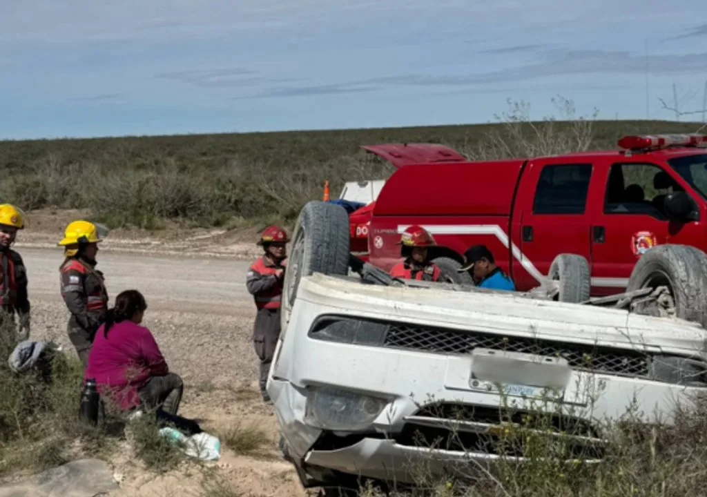 Vuelco en la Ruta 40 y detención por un robo en un local de Comodoro
