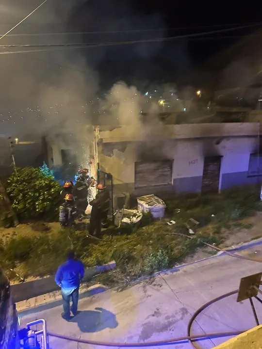 Incendio en una vivienda abandonada del barrio Pietrobelli