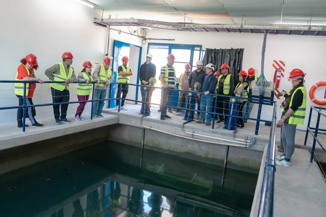 Vecinalistas conocieron cómo se produce y distribuye el agua que llega a cuatro ciudades