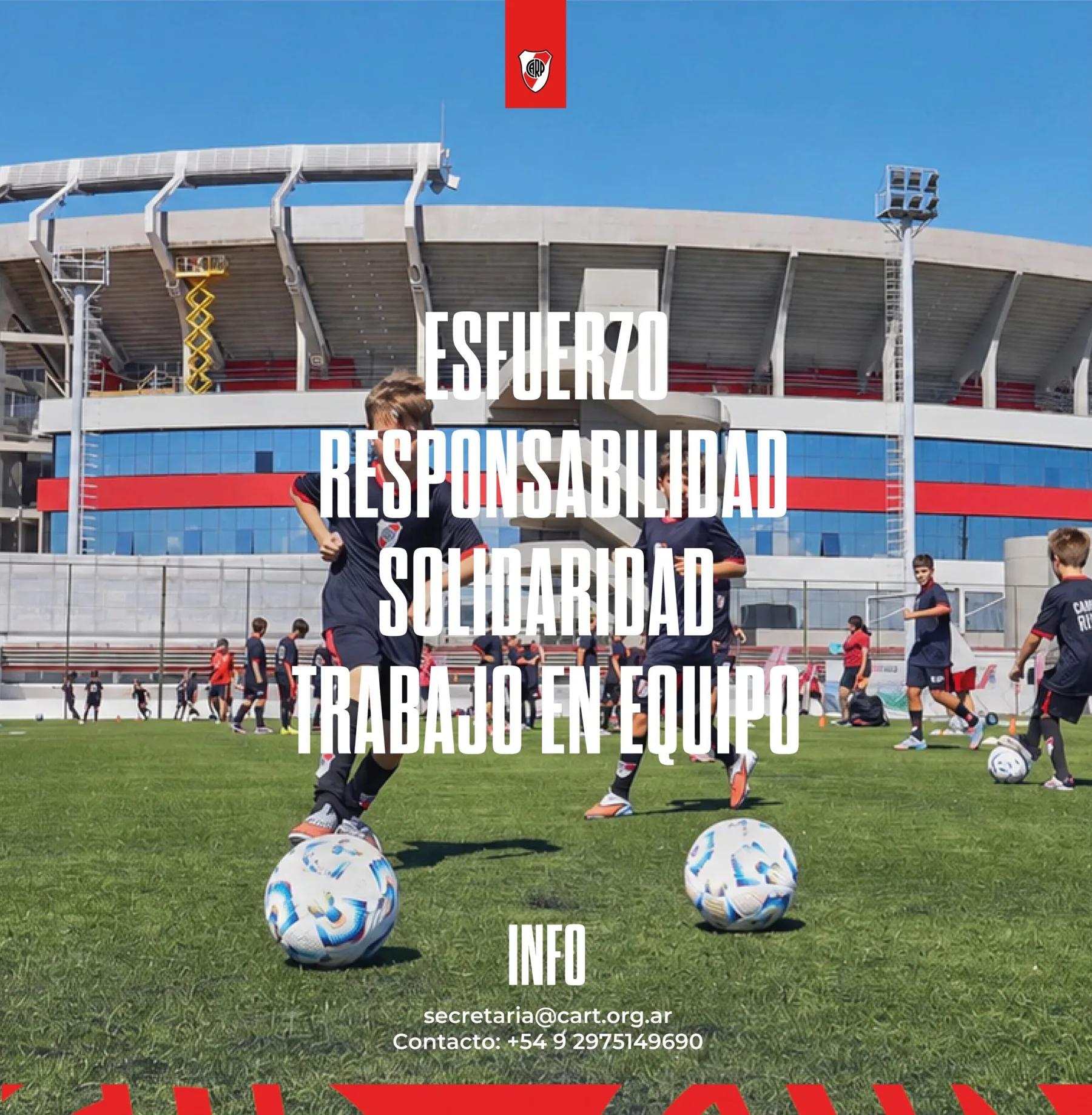 Rada Tilly albergará el primer campus de River en la Patagonia