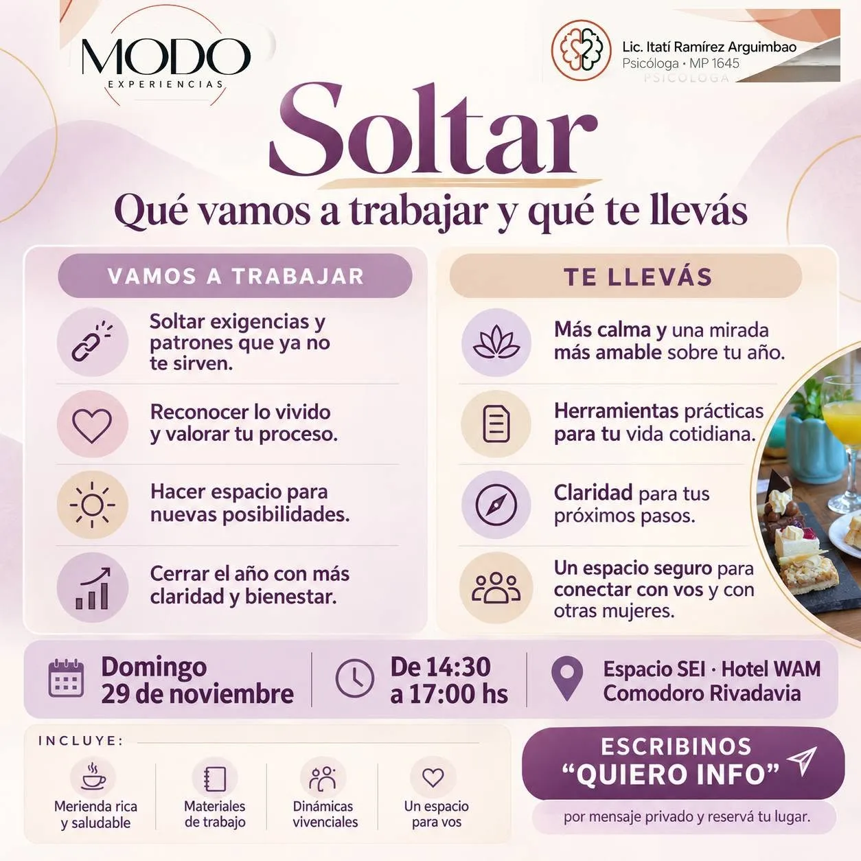 Propuesta de fin de año para cerrar ciclos y abrir nuevas etapas en Comodoro