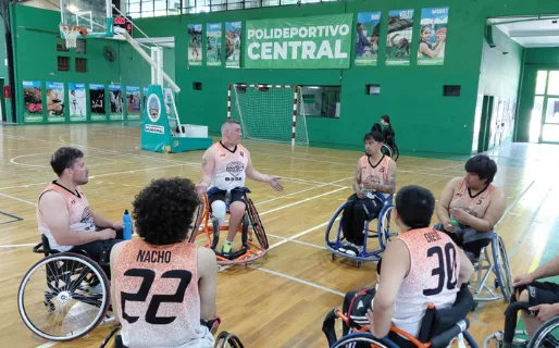 Unión Comodorense perdió en su estreno en la Liga Nacional de Básquet Adaptado
