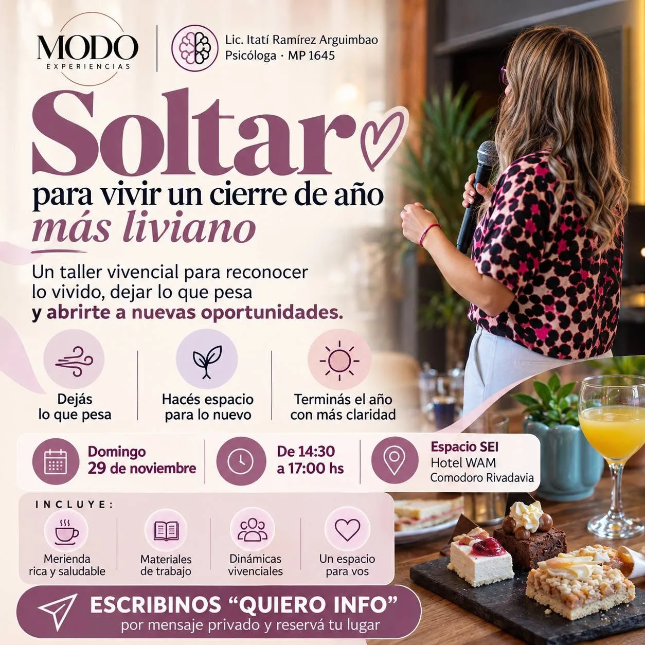 Propuesta de fin de año para cerrar ciclos y abrir nuevas etapas en Comodoro