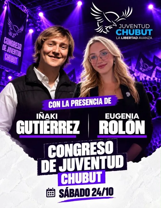 La Libertad Avanza reúne a su militancia joven en Comodoro Rivadavia