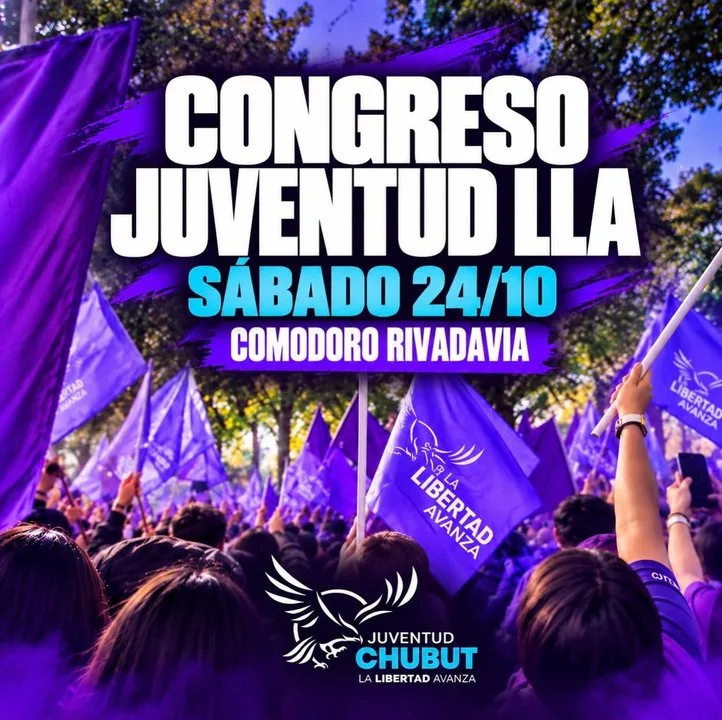 La Libertad Avanza reúne a su militancia joven en Comodoro Rivadavia
