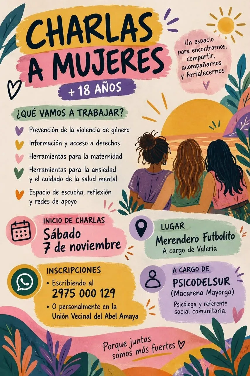Espacio de escucha y contención para mujeres en el barrio Abel Amaya