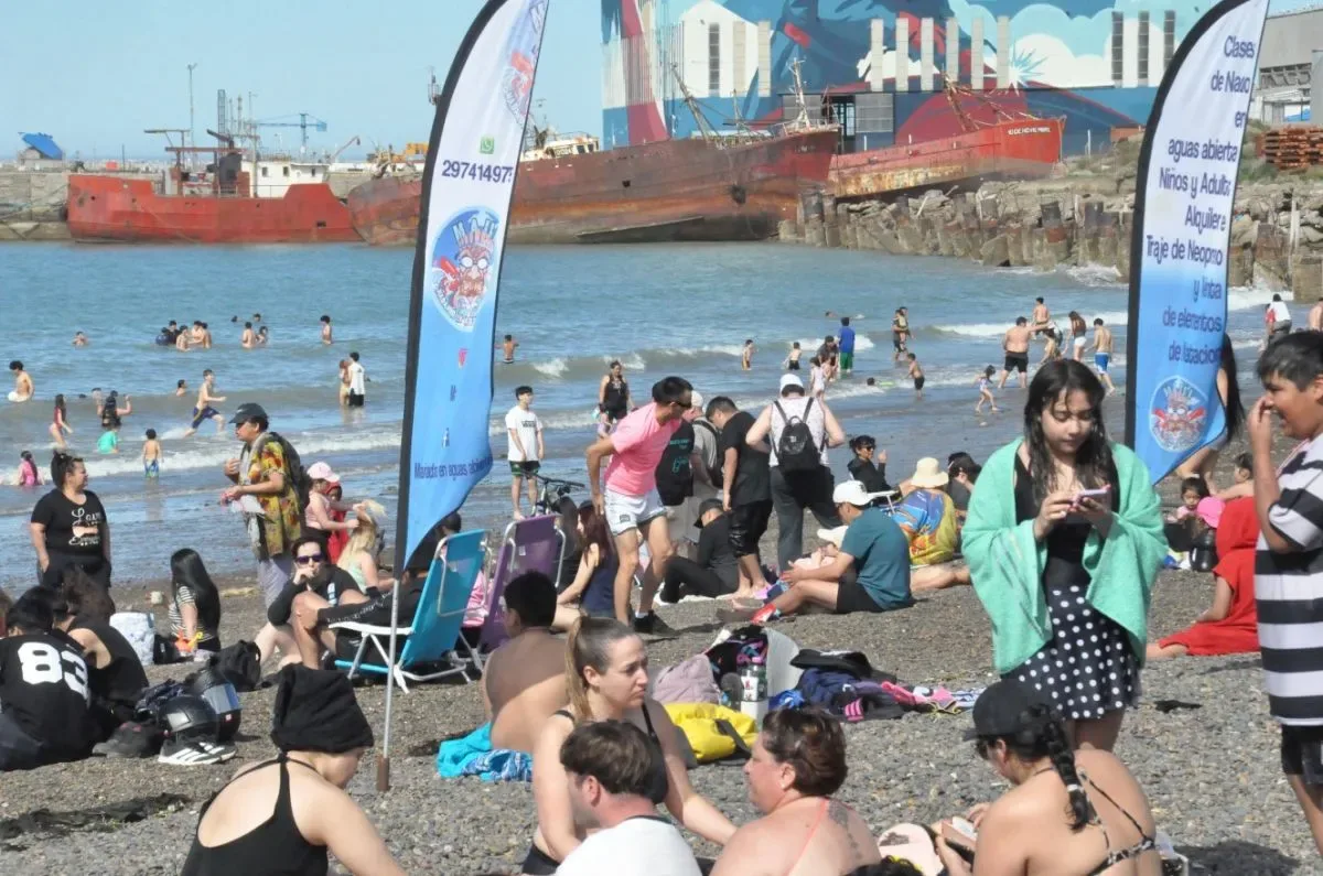 Comodoro registró 31,6 °C y fue la ciudad más calurosa del país