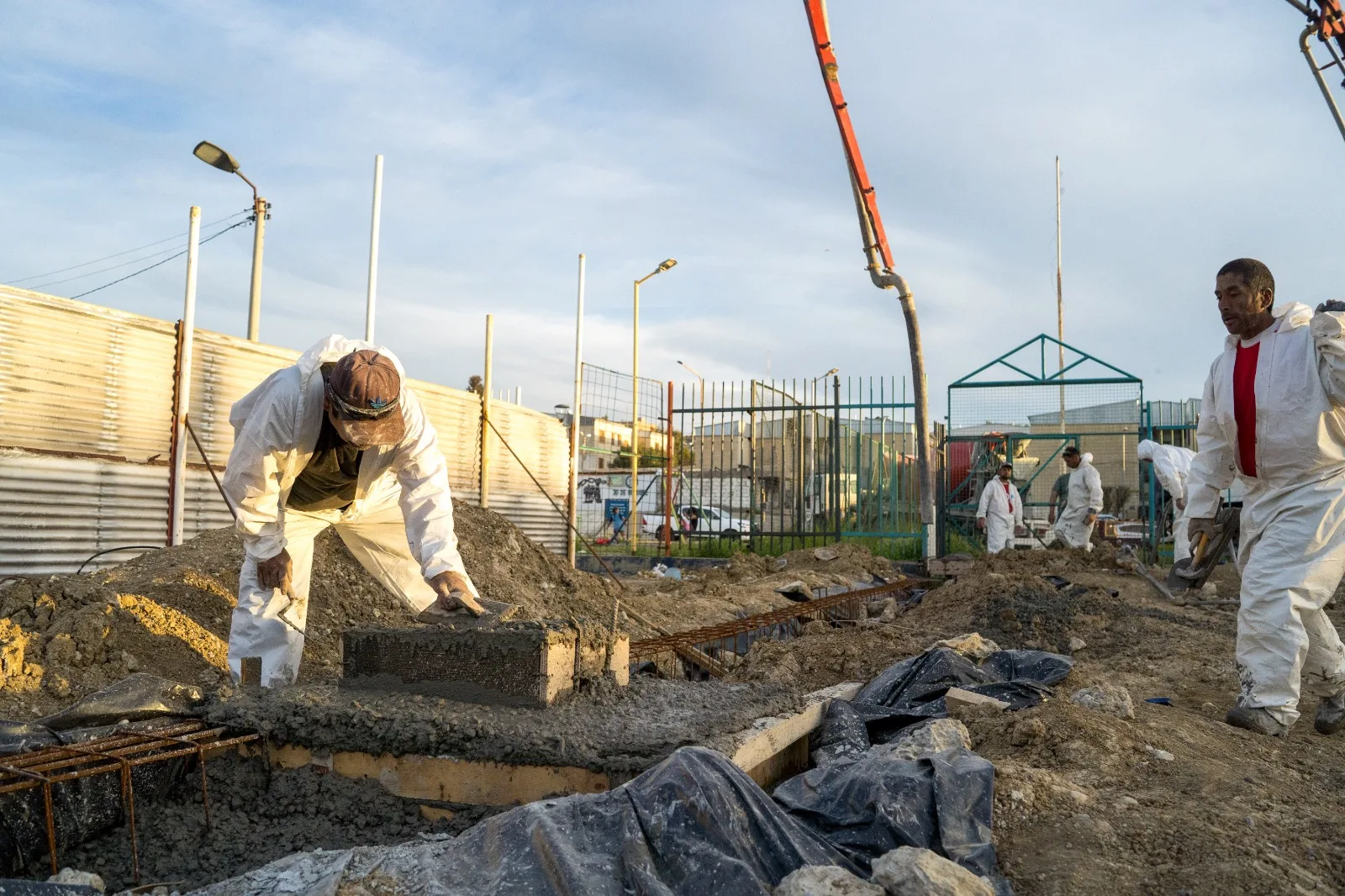 Avanza el gimnasio de la vecinal del barrio 30 de Octubre